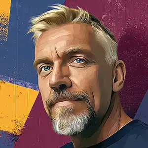 Portrait of Gary Robert Blue